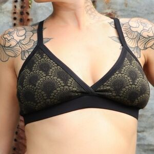 Organuc Cotton Bralette And Panty Set